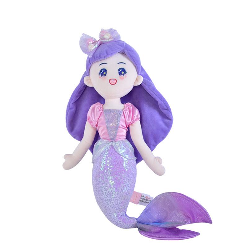 New Mermaid Princess Cloth Doll Pillow Girl Doll Plush Toy Gift Sleeping Doll