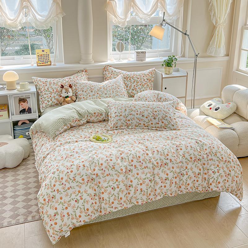 

3 предмета печатный пододеяльник (1* комплект пододеяльника + 2 * наволочки, без наполнителя), постельный набор, мягкий и удобный, всесезонный 150x200cm