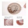 Silicone Drain Cover With Hair Filter For Bathroom Kitchen Preventing Clogs Nonslip Mat