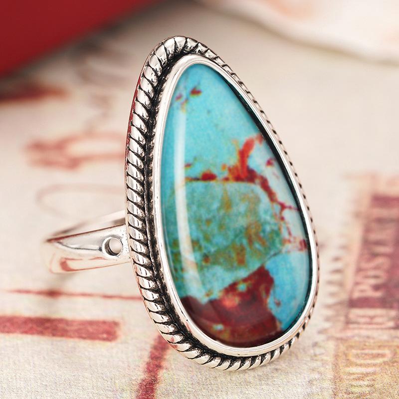 Винтажное Серебряное Женское Кольцо Уникального Геометрического Дизайна, Подходит для Вечеринок, Ежедневных Свадеб, Высококлассных Аксессуаров, Подарков-Украшений 6