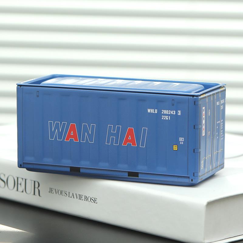 Trendy Miniature Tinplate Storage Box for Figurines