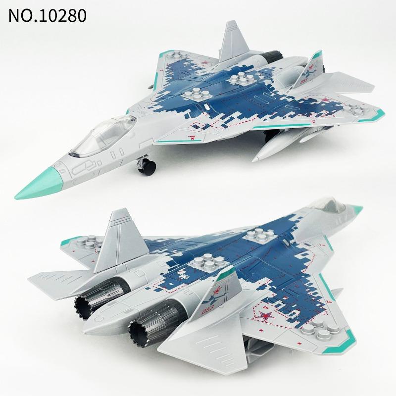 Non-Toxic Fighter Air Combat Aircraft Assault Boat Horse Robe Team Royal Etiquette Small Particles Spell Children'S Building Blocks Toys