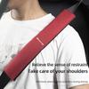 JQVZ5 Car Seat Belt Pad Safety Strap Shoulder Cover Soft Mat Accessories For Mercedes Benz AMG GLC W203 W206 W220 W205 W211 W212 W201