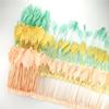 2Yards/Lot Stripped Coque Goose Feather Fringe Trimmings For Needlework And Handicrafts Wedding Decoration Carnival Accessories