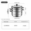 SUPOR 3-Layer 304 Stainless Steel Steamer