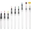 3/7pcs Watercolor Brush Pens Water Storage Function Painting Brushes For Watercolor Art Craft Supplies Artist Accessories