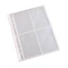 Plush Photocard Binder 6 Hole Pre-punched Photo Card Binder Sleeve 4 Pocket Card Sleeve for Photo Card Binder Album