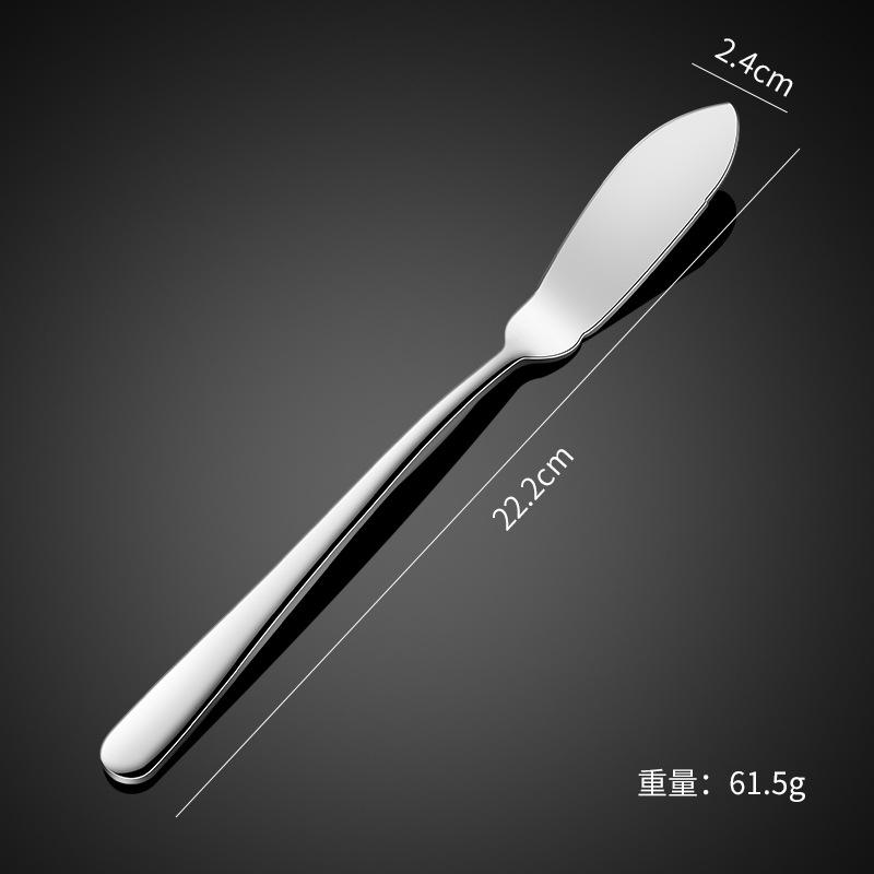 Thickened elegant 304 stainless steel tableware, knife, fork, spoon, steak set series, western coffee dessert spoon