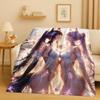 26 Style Sexy Bikini Girls Cartoon Anime Characters Flannel Blanket,Soft Plush Throw for Home Bedroom Bed Sofa Cover Trave Gift