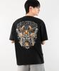 ARMEDES 16-Count Cotton Oversized Art Graphic Short Sleeve T-Shirt (1023)