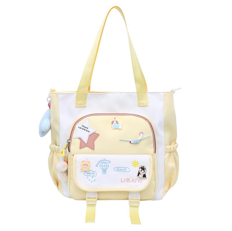 Schoolbag Junior High School Girls' Large Capacity and High Value Ins Wind Niche Backpack Two Piece Tutorial Bag Light Backpack