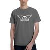 Neue Aerosmith Herren T-Shirts Lässig Hipster Hip Hop Longline Rundhals T-Shirts Kurzararm T-Shirt