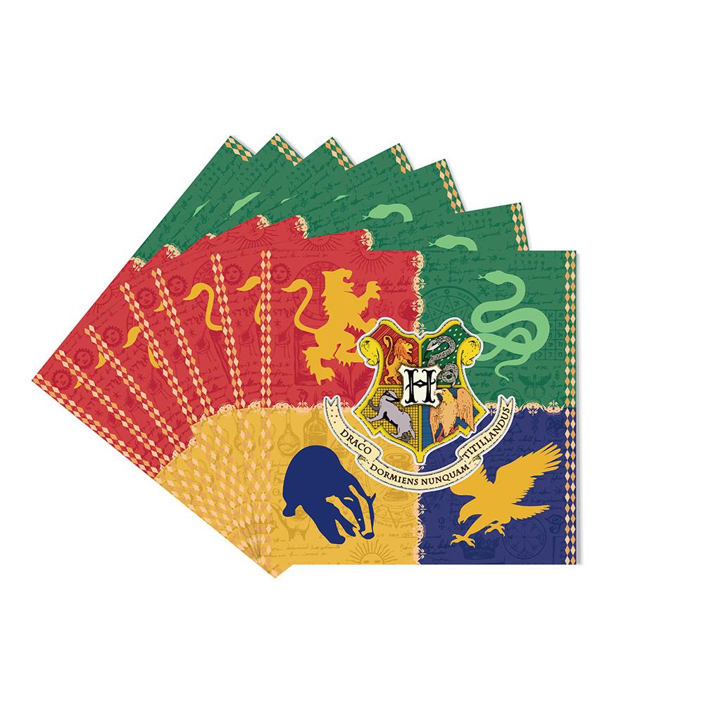 New 51PCS New Harry Potter Party Tableware Includes Plates Cups Napkins Tablecloth