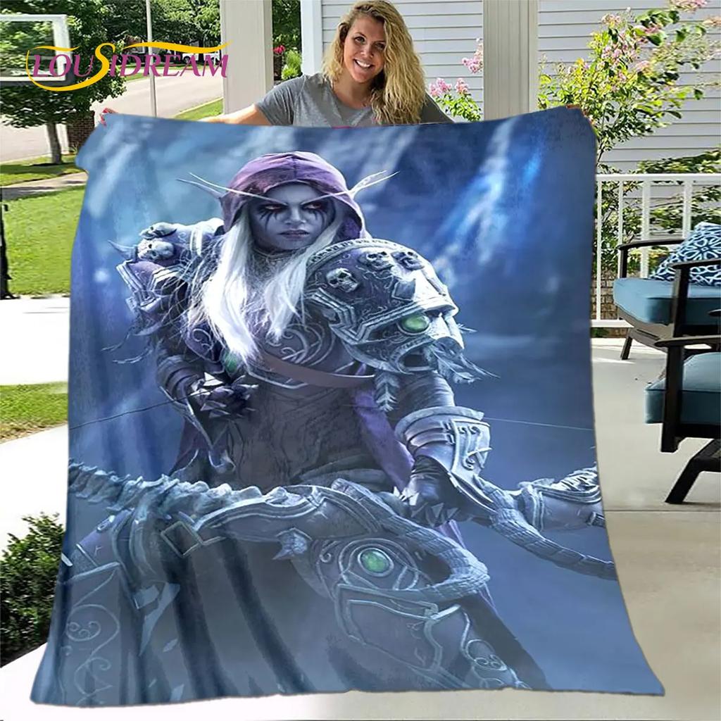 WOW, World of Warcraft Game Gamer Soft Plush Blanket,Flannel Blanket Throw Blanket for Living Room Bedroom Bed Sofa Picnic Cover