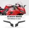 For Ducati Panigale V2 2025 Winglet Rearview Mirror Stealth Side Mirrors Sports Wind Wing Adjustable Rear View Mirrors