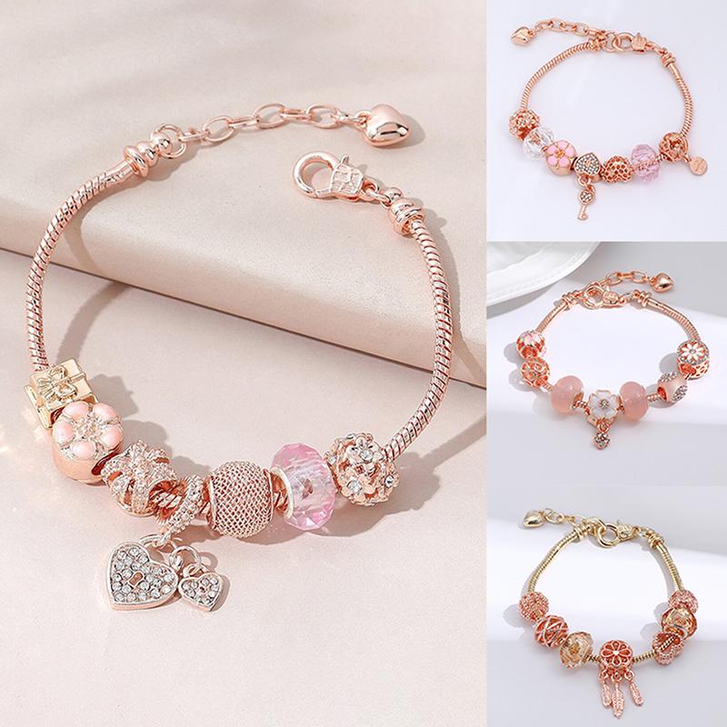 Matching Multi-Element Charms Beaded Bracelet For Women Daily Wear Party Accessories Gift Jewelry
