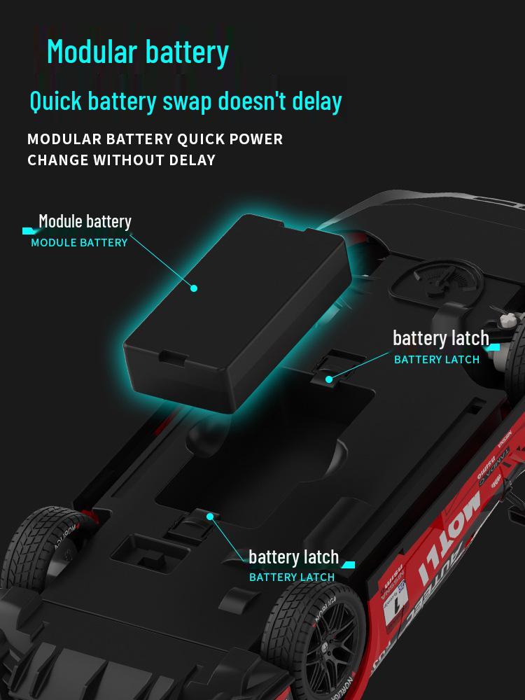 4WD High-Speed Remote Control Drift Car - Rechargeable Children's Racing GTR