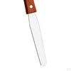 Straight Stainless Steel Ing Metal Mixing with Wood Handle Body Eyebrow Hair Removal Tool