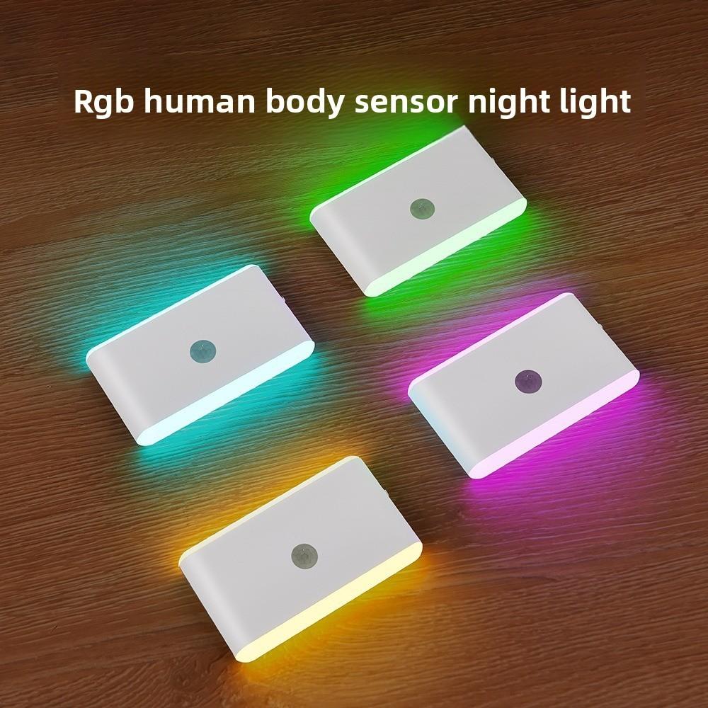 Modern Geometric Night Light With Rechargeable For Home Decor And Gifts