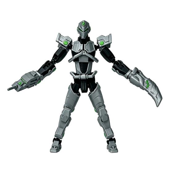 Yousheng 3D Printed Action Figure, DIY Posable Cartoon Character Model, Multi-Jointed Movable Dummy Decoration, Collectible Gift for Animation Lovers