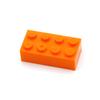40pcs DIY Building Blocks Thick Figures Bricks 2x4 Dots Educational Creative Size Compatible With 3001 Plastic Toys for Children