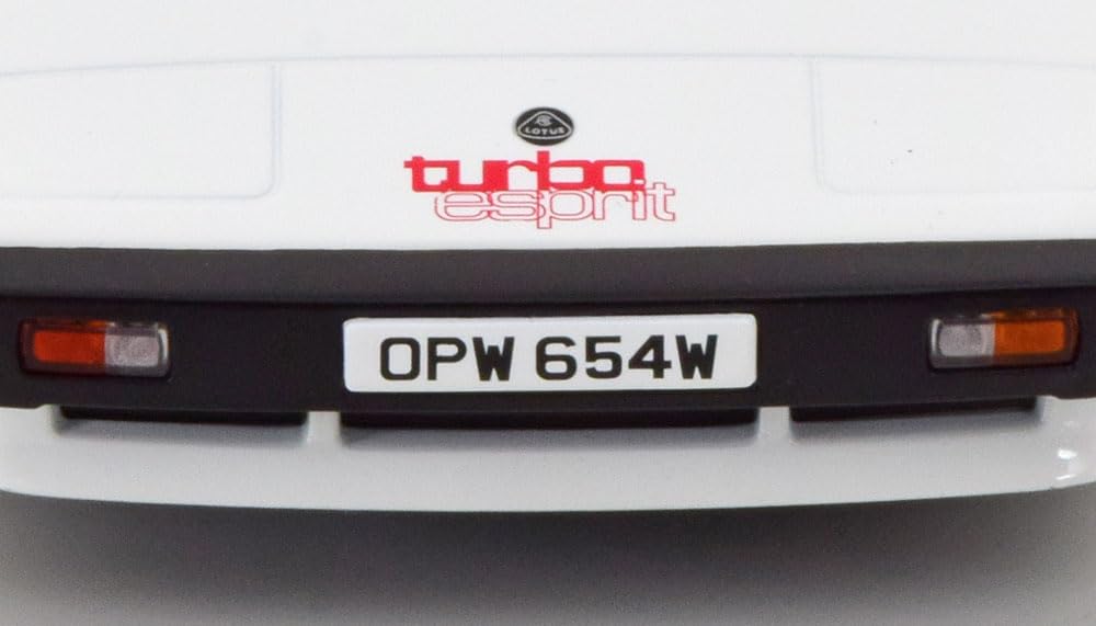 KK scale Lotus Esprit Turbo 1981 Finished Product 1/18 White/Red