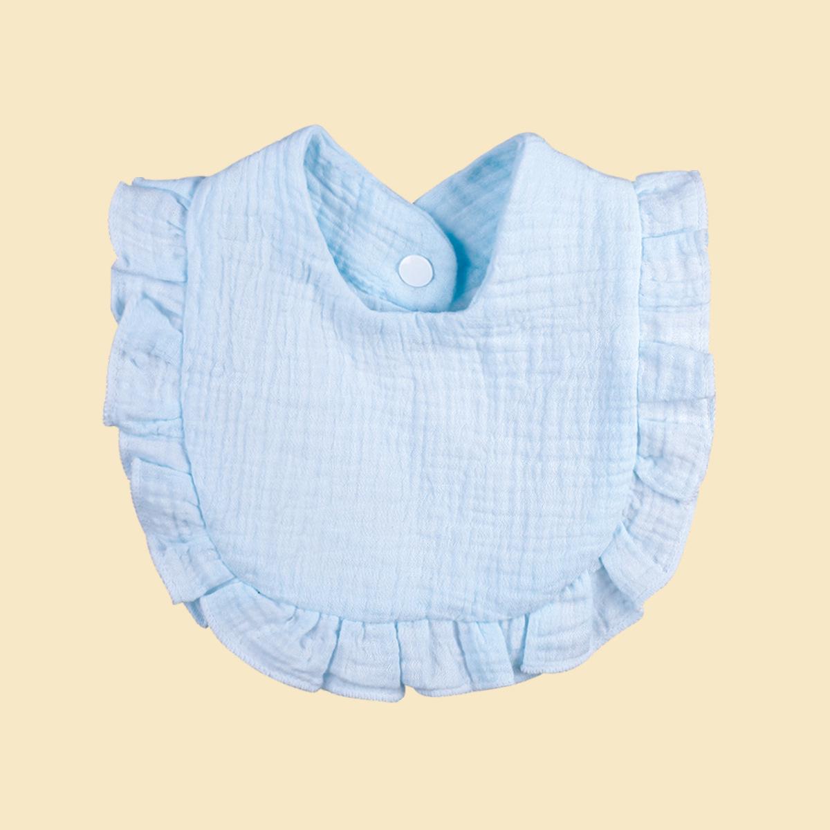 European & American Stylish Ruffled Edge Lace Baby Bibs