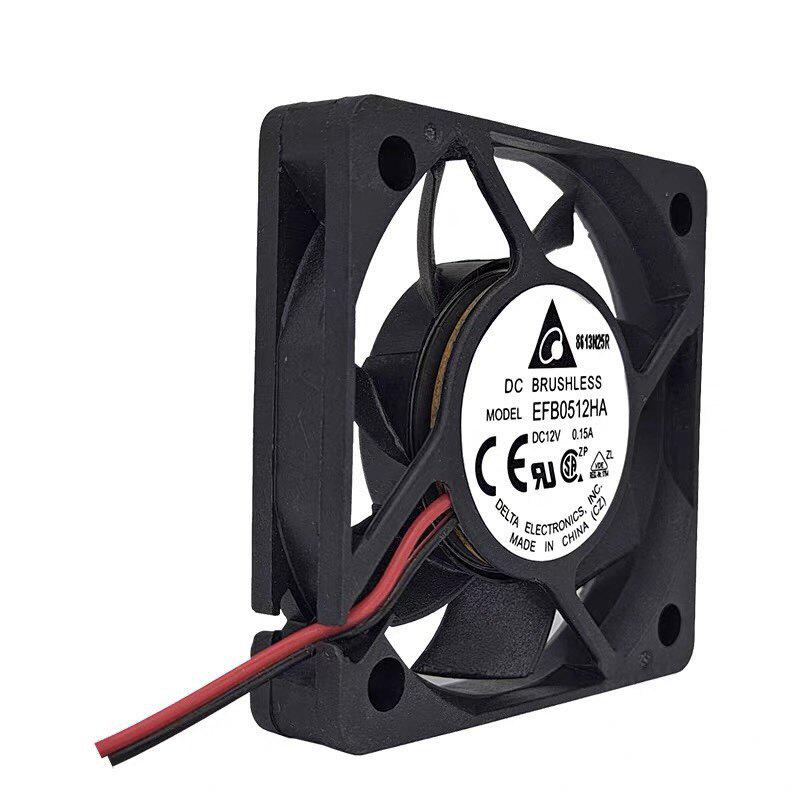 Delta EFB0512HA 5CM 12V 0.15A CPU Cooling Fan.