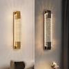 Postmodern Crystal Wall Lamp: Elegant Lighting for Living Rooms, Entrances, Aisles, Stairways, and Bedside Décor