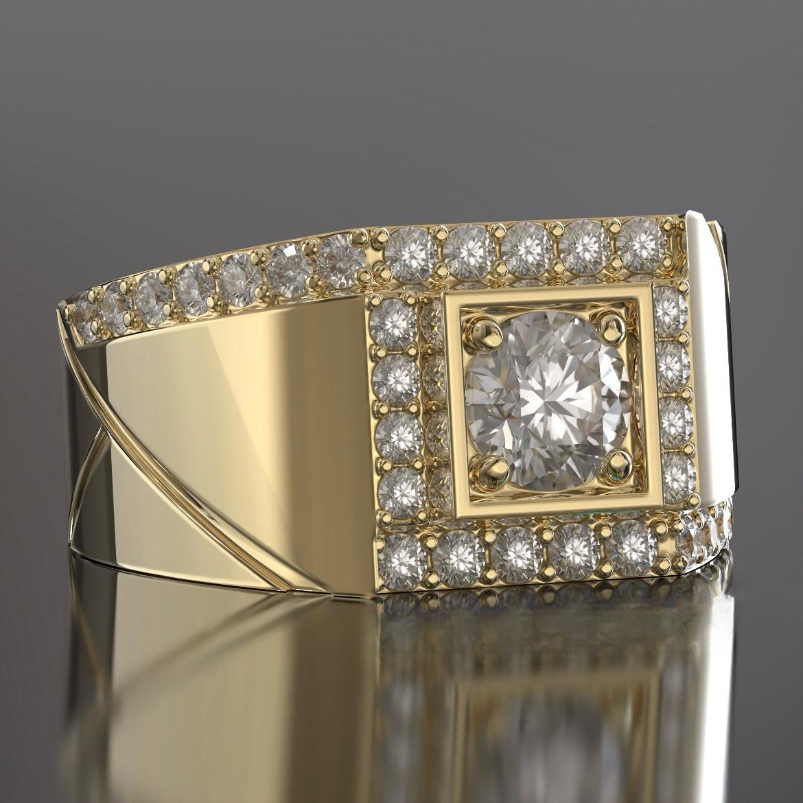 

Роскошное Новое Европейское и Американское Модное Властное Мужское Кольцо Инс Панк Позолоченное Полностью Бриллиантовое Мужское Кольцо Кольцо с Бриллиантом Оптом No. 11