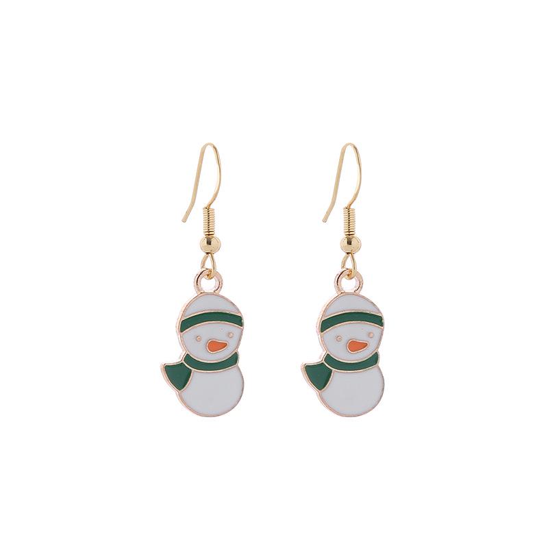 Christmas Earrings: Small Santa, Reindeer, Snowman Studs