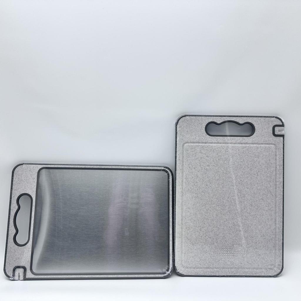 German 304 Stainless Steel Double-Sided Cutting Board: Multifunctional Kitchen Chopping and Defrosting Board
