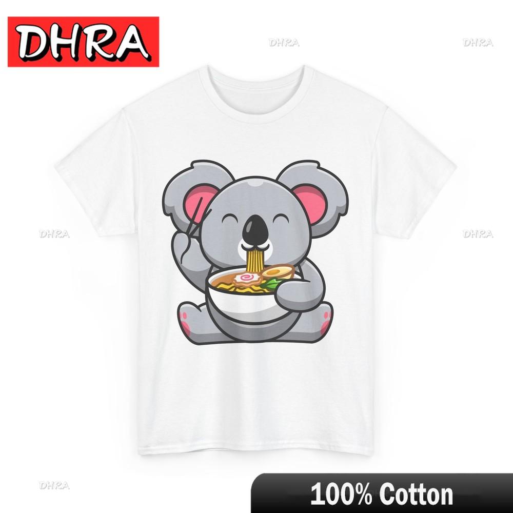 Kawaii Koala Eating RaUNIsex Shirt Koalas Animals Lovers TShirt Bold Urban Cute UNIsex Tshirts Cool Trendy Funny Tee Vintage Outfit