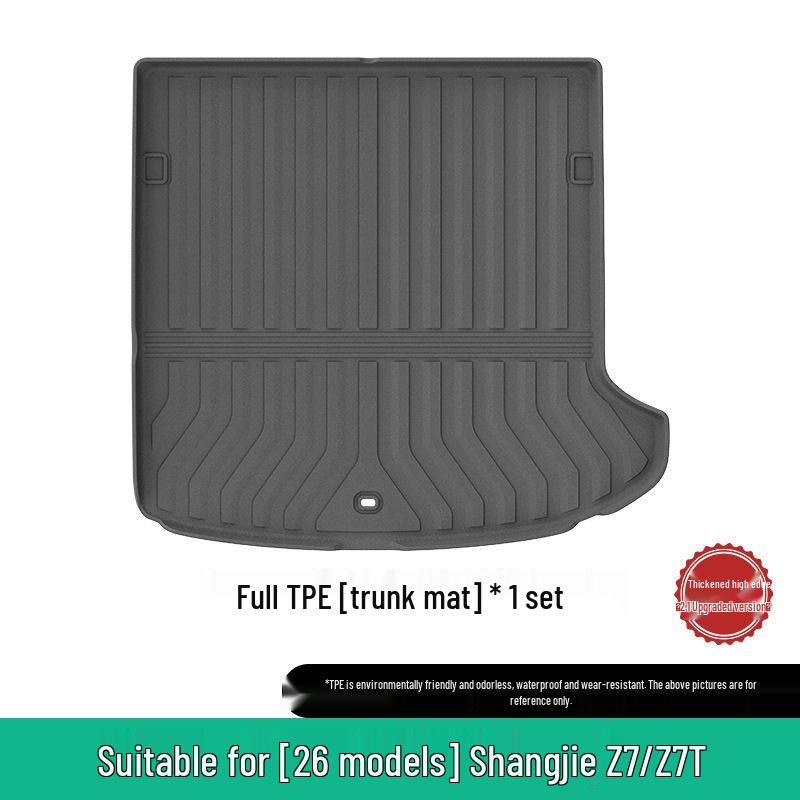 Eco-Friendly TPE Floor Mats & Seat Back Cushion for 2026 Shangjie Z7/Z7T, Dirt-Resistant