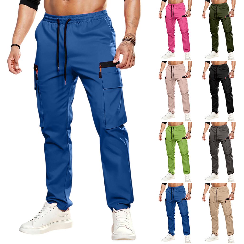 Men's Sports Casual Jogging Trousers Lightweight Hiking Work Pants Outdoor Pant