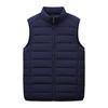 Men's Autumn and Winter Light Down Jacket Warm Seamless Vest White Duck Down Stand-up Collar Down Vest Jacket Men