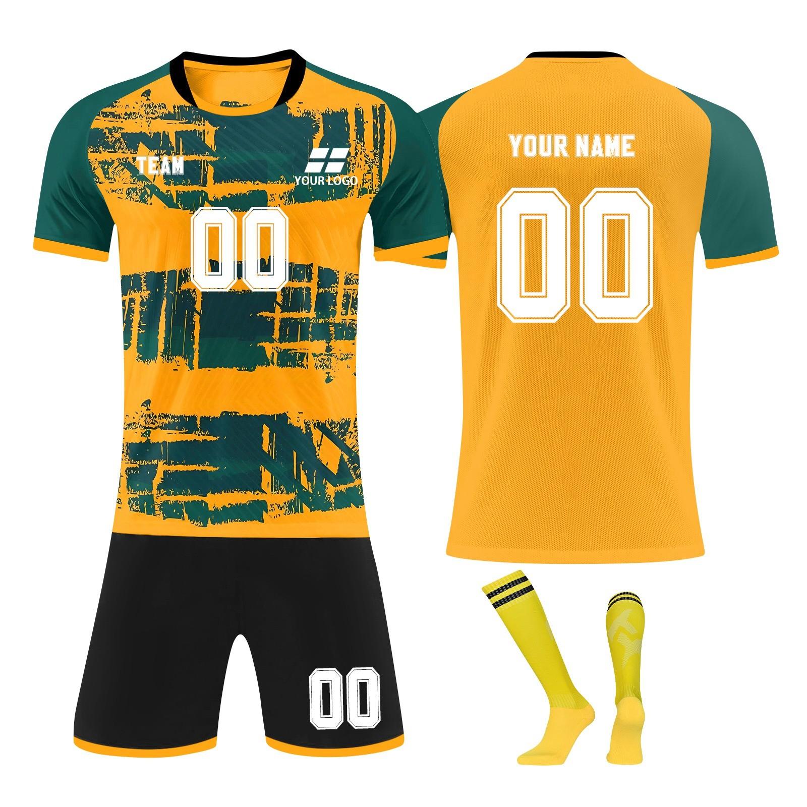 

Комплект персонализированных рубашек для мужчин и девочек с именем и номером, футбольные майки на заказ для мальчиков, тренировочный костюм 24