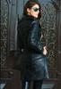 Leather Handmade Lambskin Wear Soft Women's Trench Coat Genuine Stylish Black