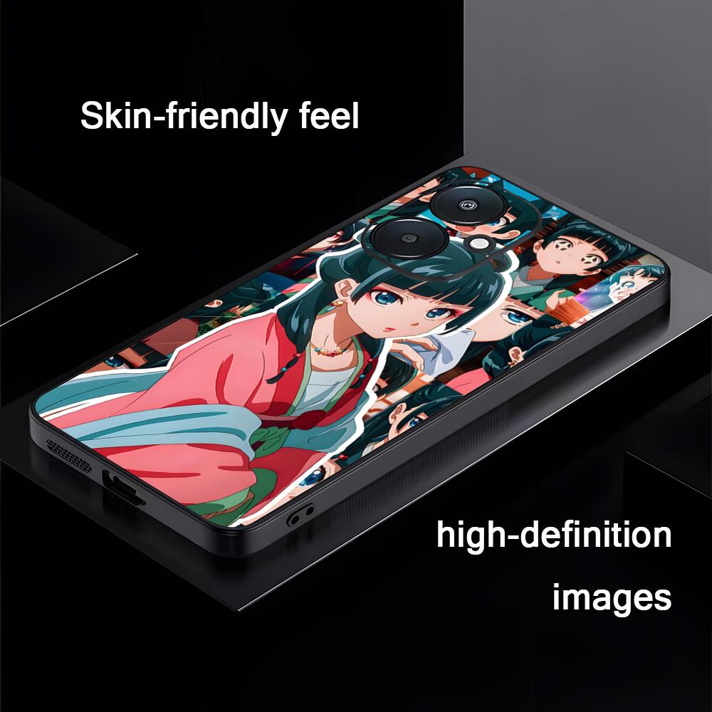 

Популярный крутой чехол для телефона Maomao Anime для Xiaomi Redmi 14C 13C 12C Note14 13 12 11 10 Pro Plus S Мягкий черный чехол для телефона Redmi Note13ProPlus