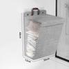 Waterproof Foldable Wall-Mounted Fabric Laundry Basket - Large Capacity for Bathroom or Dormitory