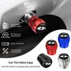 LZEP1 Car Tire Valve Caps Aluminum Alloy Valve Stem Tire Accessories For Lada Priora Kalina Granta Vesta Niva Largus Vaz Samara 2110