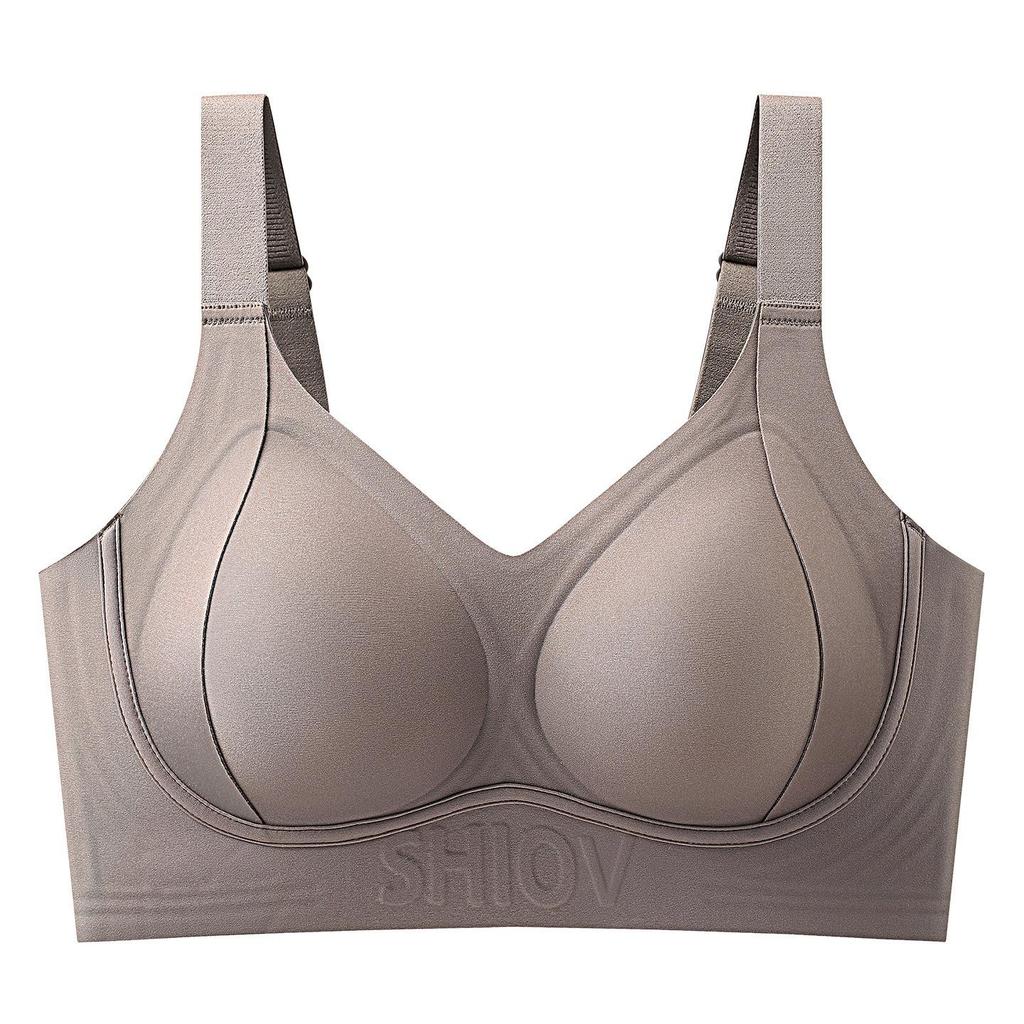 Plus Size Seamless Soft Support Minimizer Bra for Large Busts (Underwire-Free)