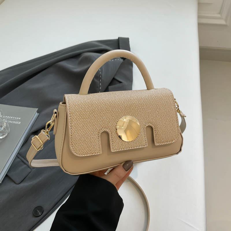 

Индивидуальный тренд портативная простая женская сумка через плечо в иностранном стиле 2025 года, новая повседневная сумка-мессенджер, маленькая квадратная сумка хаки