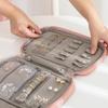 PU Leather Jewelry Storage Bag Multi-functional Jewelry Carrying Case  Travel Use