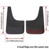 Mud Flaps Splash Guards Fit For 2001-2014 Chevy Silverado 1500 2500 3500 4PCS