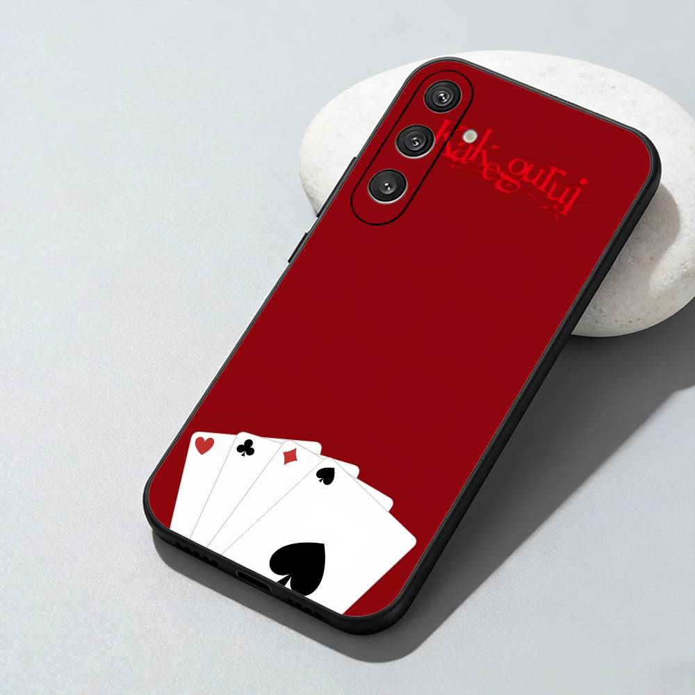 K-Kakegurui Phone Case For Samsung Galaxy A73,A72,A71,A70,A52,A51 Others Soft Black Cover