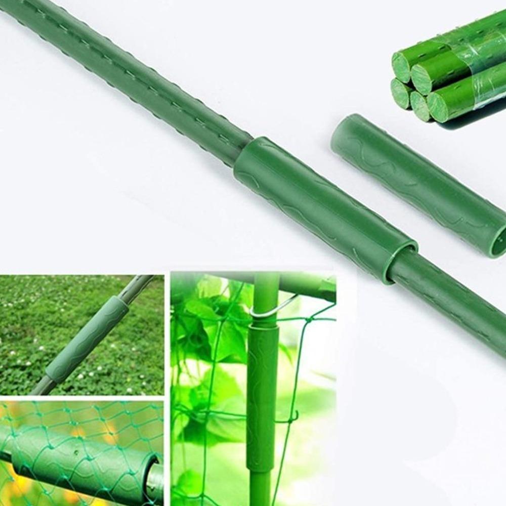 

12PCS 11mm /16mm Plant Stake Connector Plastic Garden Stake Joint Garden Trellis Frame 11mm