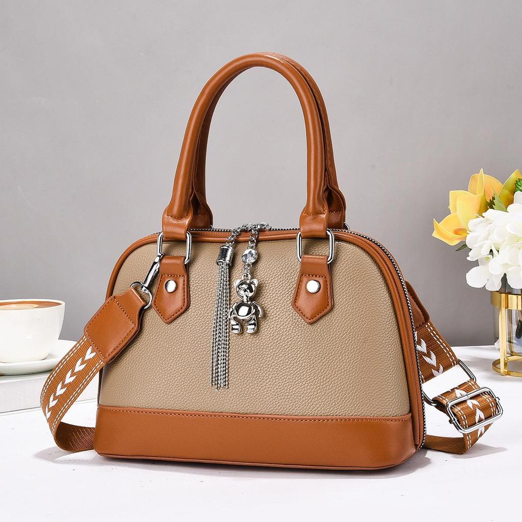 Women's Retro Print Crossbody Tote - European & American Fashion Versatile Shoulder Bag