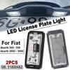 2PCS LED License Plate Light For Fiat 500 Abarth 500 2007-2020 6000K High Brightness Number Plate Lights No Error