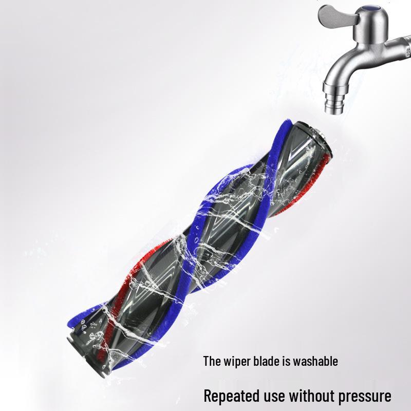 Compatible Electric Floor Brush for Dyson Vacuum Models V7, V8, V10, V11, V15 - Soft Plush Roller Accessory.